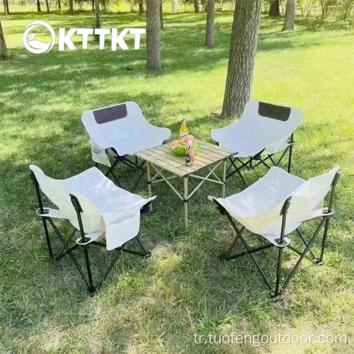Ay sandalyesi, açık seyahat kampı katlanır sandalye